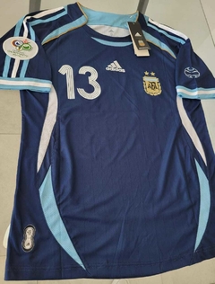 Camiseta adidas Retro Argentina Suplente Azul 2006 Scaloni #13 en internet