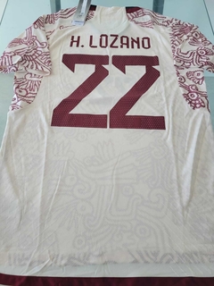 Camiseta Adidas Mexico Suplente HeatRdy Hirving Lozano 22 2022 2023 Match