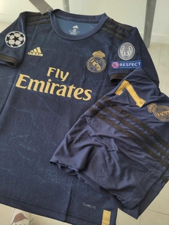 Kit Niño Camiseta + Short adidas Real Madrid Azul Hazard #7 2019 2020 en internet