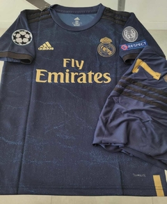 Kit Niño Camiseta + Short adidas Real Madrid Azul Hazard #7 2019 2020 - comprar online