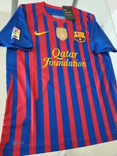 Camiseta Nike Retro Barcelona Titular Messi 10 2011 2012 Parche Campeon en internet