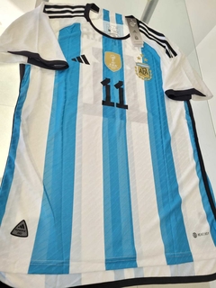 Camiseta adidas Argentina 3 Estrellas HeatRdy Titular Di Maria 11 Parche Campeon 2022 2023 Match en internet