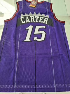 Musculosa Basquet Toronto Raptors Vince Carter #15 Violeta - Roda Indumentaria