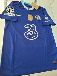 Camiseta Nike Chelsea Titular Enzo Fernandez 5 2022 2023 UCL Parche Campeon en internet