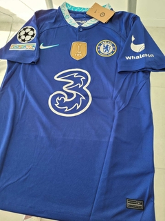Camiseta Nike Chelsea Titular Enzo Fernandez 5 2022 2023 UCL Parche Campeon - comprar online