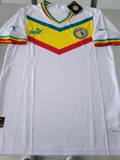Camiseta Puma Senegal Titular Blanca 2022 2023 Qatar