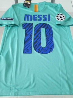 Camiseta Nike Barcelona Retro Messi #10 Celeste 2010 2011