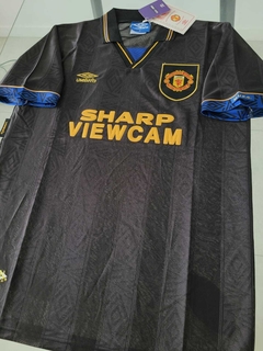 Camiseta Umbro Manchester United Retro Negra 1994 1995 - comprar online