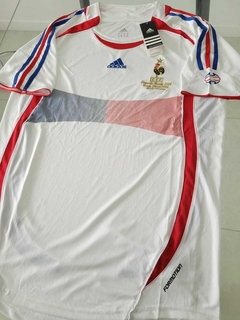 Camiseta adidas Retro Francia Suplente Blanca Matchday Final Vs Italia 2006 - comprar online