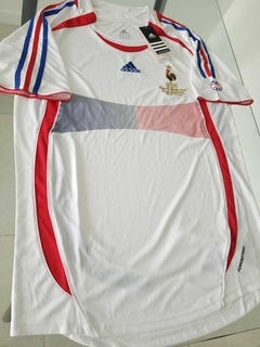 Camiseta adidas Retro Francia Suplente Blanca Matchday Final Vs Italia 2006 en internet