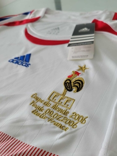 Camiseta adidas Retro Francia Suplente Blanca Matchday Final Vs Italia 2006 - Roda Indumentaria