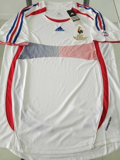 Camiseta adidas Retro Francia Suplente Blanca Matchday Final Vs Italia 2006