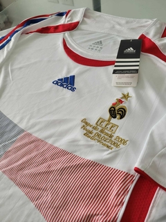 Camiseta adidas Retro Francia Suplente Blanca Matchday Final Vs Italia 2006 - tienda online