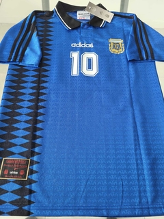 Camiseta adidas Argentina Retro Azul Maradona #10 1994