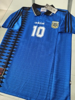 Camiseta adidas Argentina Retro Azul Maradona #10 1994 - comprar online