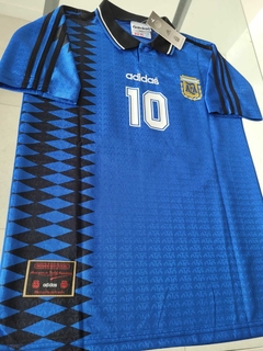 Camiseta adidas Argentina Retro Azul Maradona #10 1994 en internet