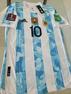 Camiseta adidas Argentina Titular Messi 10 2021 2022 HeatRdy Match Parches Campeon en internet