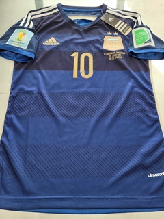 Camiseta adidas Retro Argentina Suplente Azul 2014 Messi #10 Mundial 2014 - comprar online
