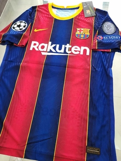 Camiseta Nike Barcelona Vaporknit Titular Messi 10 2020 2021 Match en internet