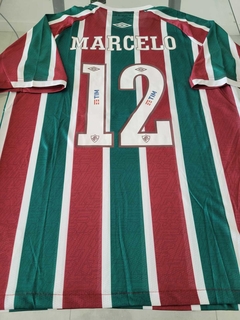 Camiseta Umbro Fluminense Titular Tricolor Marcelo 12 2022 2023
