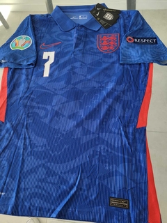 Camiseta Nike Inglaterra Vaporknit Grealish 7 Suplente Azul 2020 2021 Match - comprar online