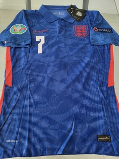 Camiseta Nike Inglaterra Vaporknit Grealish 7 Suplente Azul 2020 2021 Match