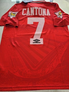 Camiseta Umbro Manchester United Retro Cantona 7 1994-1996