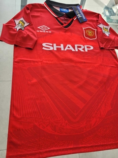 Camiseta Umbro Manchester United Retro Cantona 7 1994-1996 - Roda Indumentaria