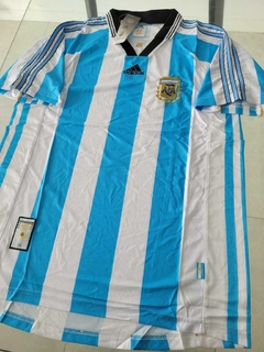 Camiseta adidas Argentina Retro Titular 1998 #RODAINDUMENTARIA - comprar online