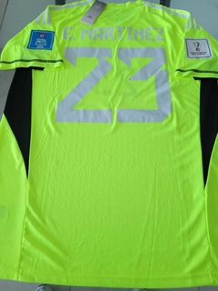 #OUTLET - Camiseta Argentina Fluor Dibu Martinez 23 Matchday Vs Francia 2022
