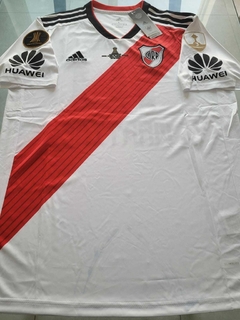 Camiseta adidas River Retro Titular MatchDay 2018/19 Parches Libertadores Enzo Perez 24 - comprar online