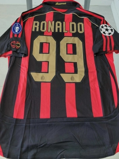 Camiseta adidas Retro Milan Titular 2006 2007 Ronaldo #99