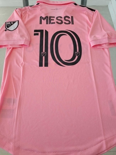Camiseta Adidas Inter Miami HeatRdy Rosa #10 Messi 2023 2024 Match