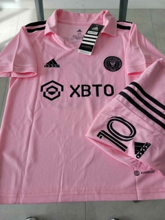 Kit Niño Camiseta + Short Inter Miami Rosa Messi #10 2023 2024 - comprar online
