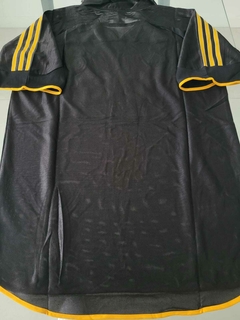 Camiseta Adidas Real Madrid Retro Negra 1998 1999 - Roda Indumentaria