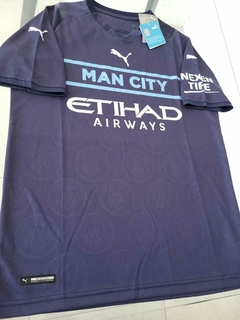 Camiseta Puma Manchester City Suplente Tercera 2021 2022 Azul - comprar online