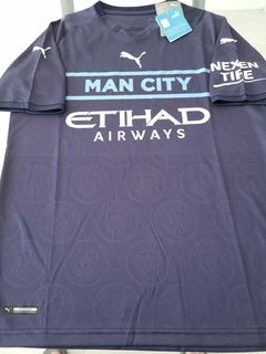 Camiseta Puma Manchester City Suplente Tercera 2021 2022 Azul