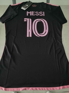 Camiseta Adidas Inter Miami Mujer Negra Messi 10 2022 2023