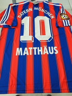 Camiseta adidas Retro Bayern Munich Titular 1996 #10 Matthaus