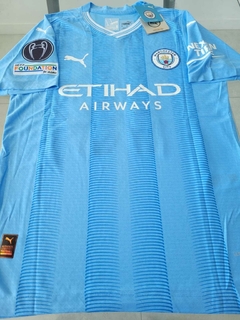 Camiseta Puma Manchester City Authentic Titular #9 Haaland 2023 2024 Match - comprar online
