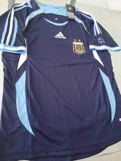 Camiseta adidas Argentina Retro Suplente Azul 2006 en internet