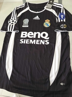 Camiseta Adidas Retro Real Madrid Negra Ronaldo 9 2006 2007 en internet