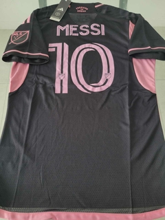 Camiseta Adidas Inter Miami HeatRdy Negra #10 Messi 2023 2024 Match
