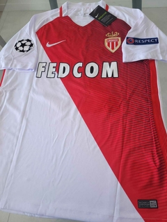 Camiseta Nike AS Monaco Retro Titular Mbappe 29 2016 2017 - Roda Indumentaria