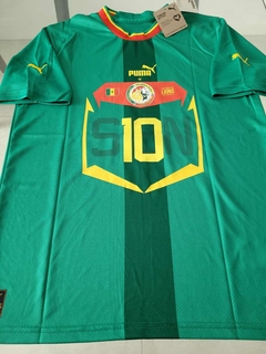 Camiseta Puma Senegal Verde Mane 10 2022 2023 Qatar