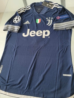 Camiseta adidas Juventus HeatRdy Suplente Azul 2020 2021 UCL #7 Ronaldo en internet
