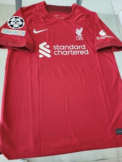 Camiseta Nike Liverpool Titular Luis Diaz 23 2022 2023 - Roda Indumentaria