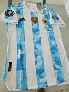 Camiseta adidas Argentina Titular Finalissima 2021 2022 HeatRdy Match Parches Campeon en internet