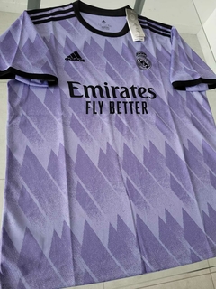 Camiseta Adidas Real Madrid Suplente Violeta 2022 2023 en internet