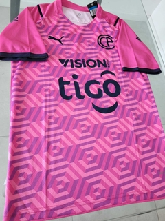 Camiseta Puma Cerro Porteño Rosa Suplente Tercera 2021 2022 en internet